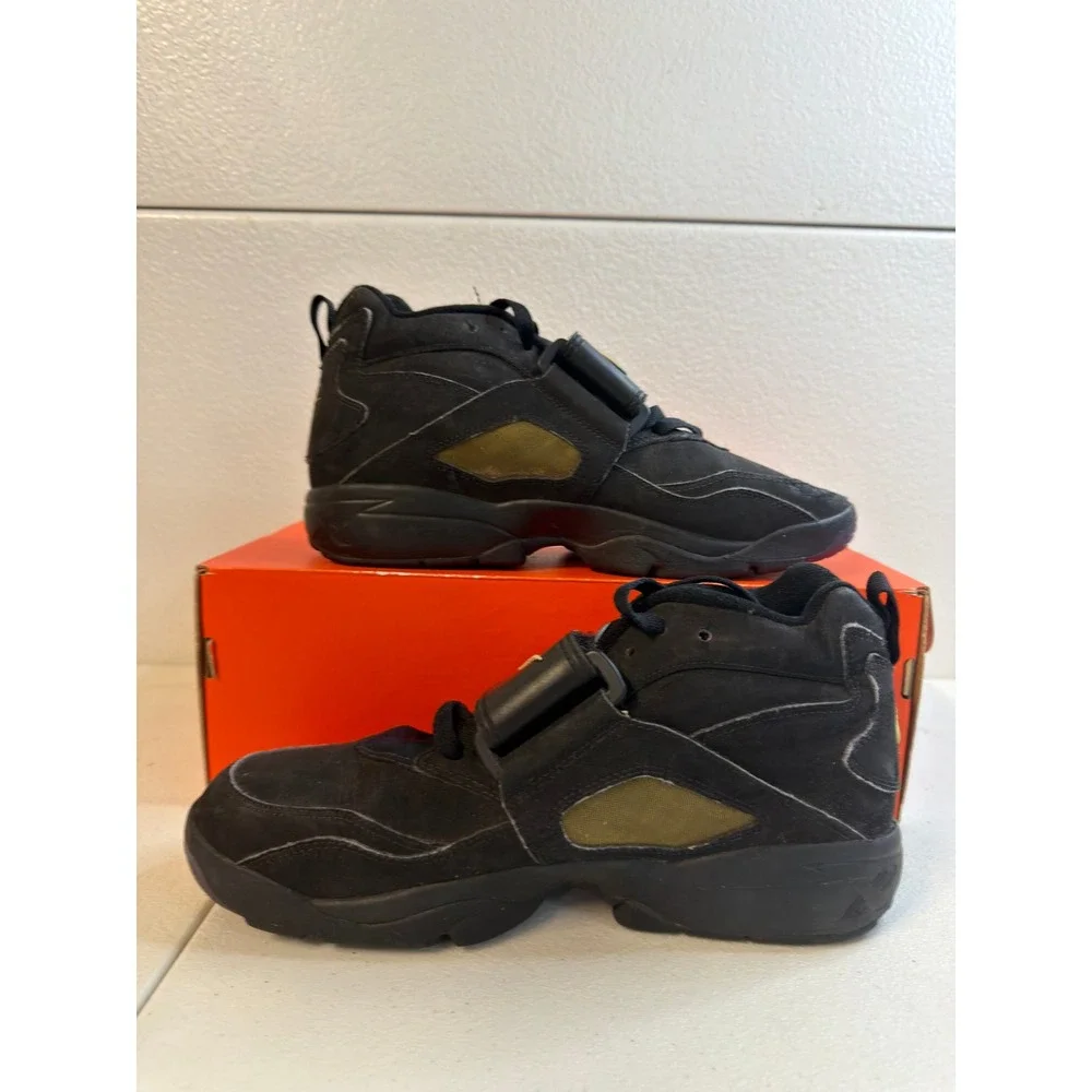 Nike Air Diamond Turf Black Gold Purple 8.5m #2383